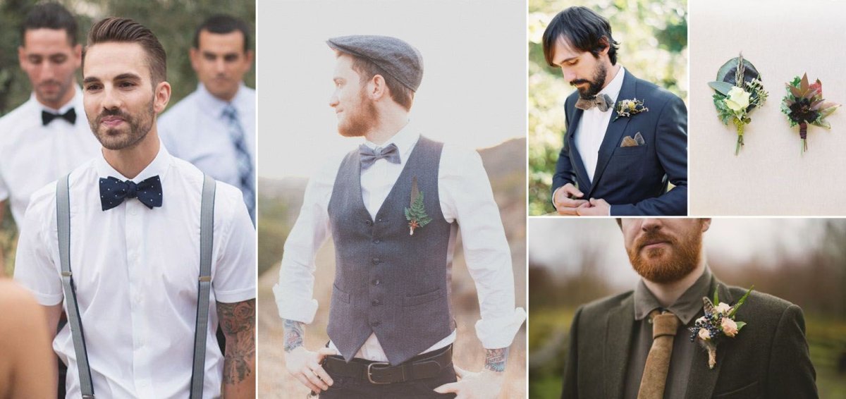 Костюм жениха в стиле Винтаж