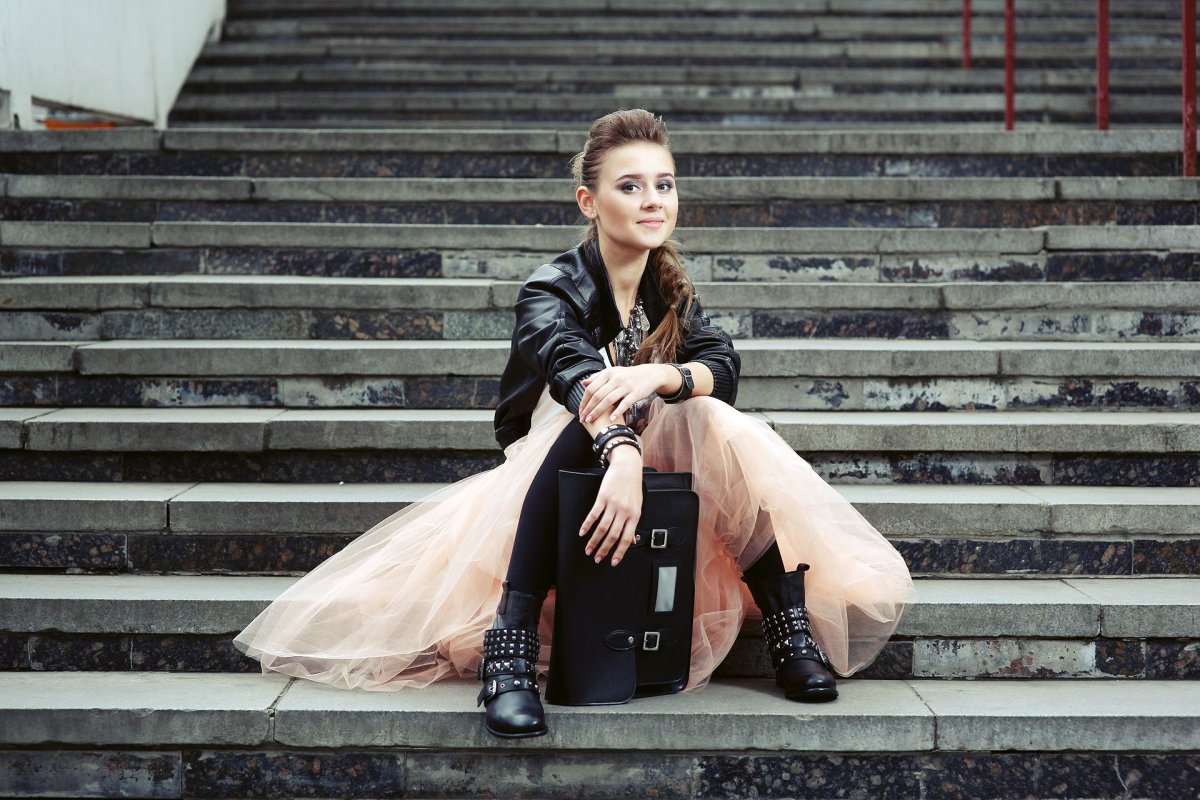 Фотосессия в рокерском стиле