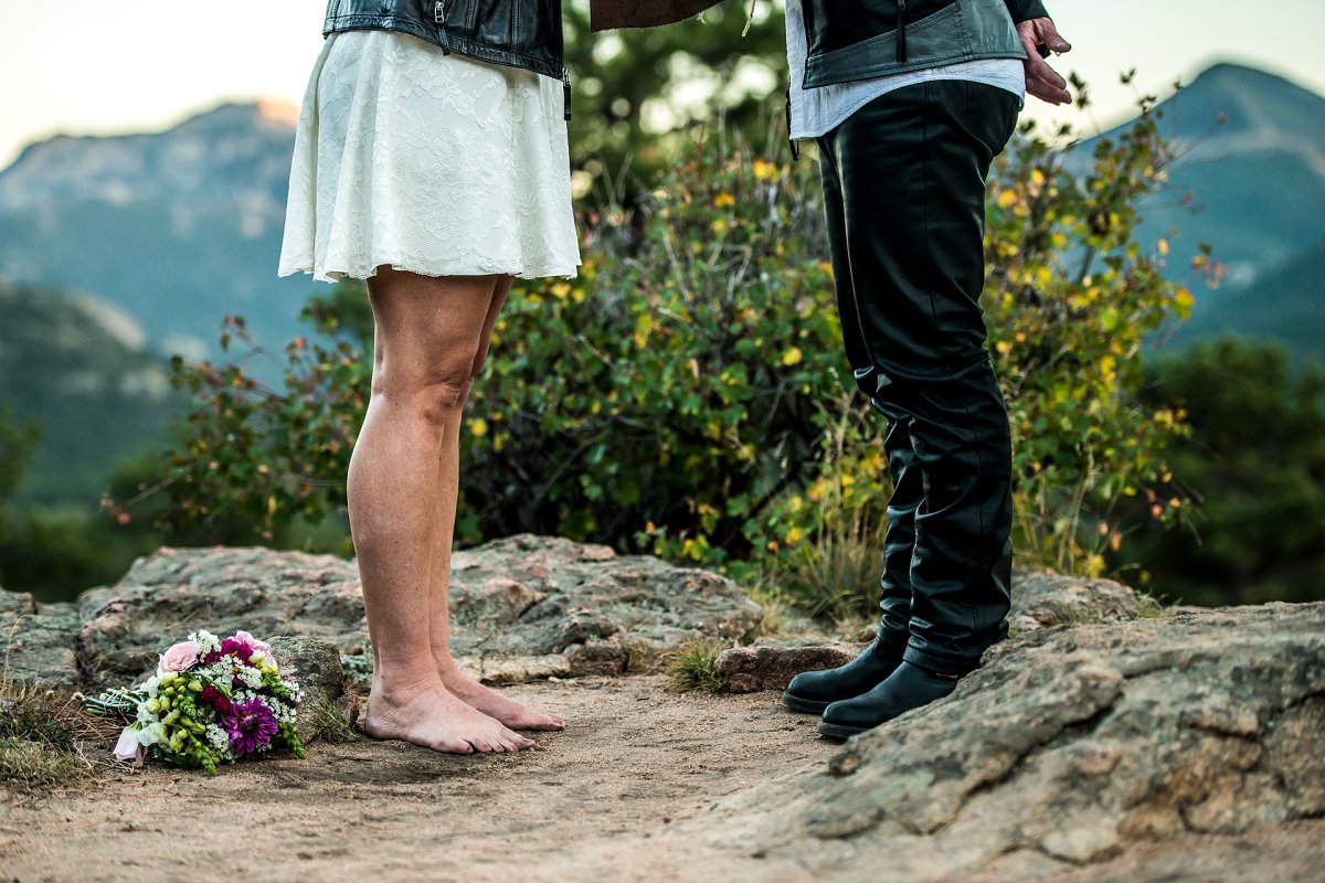 Ноги жениха и невесты