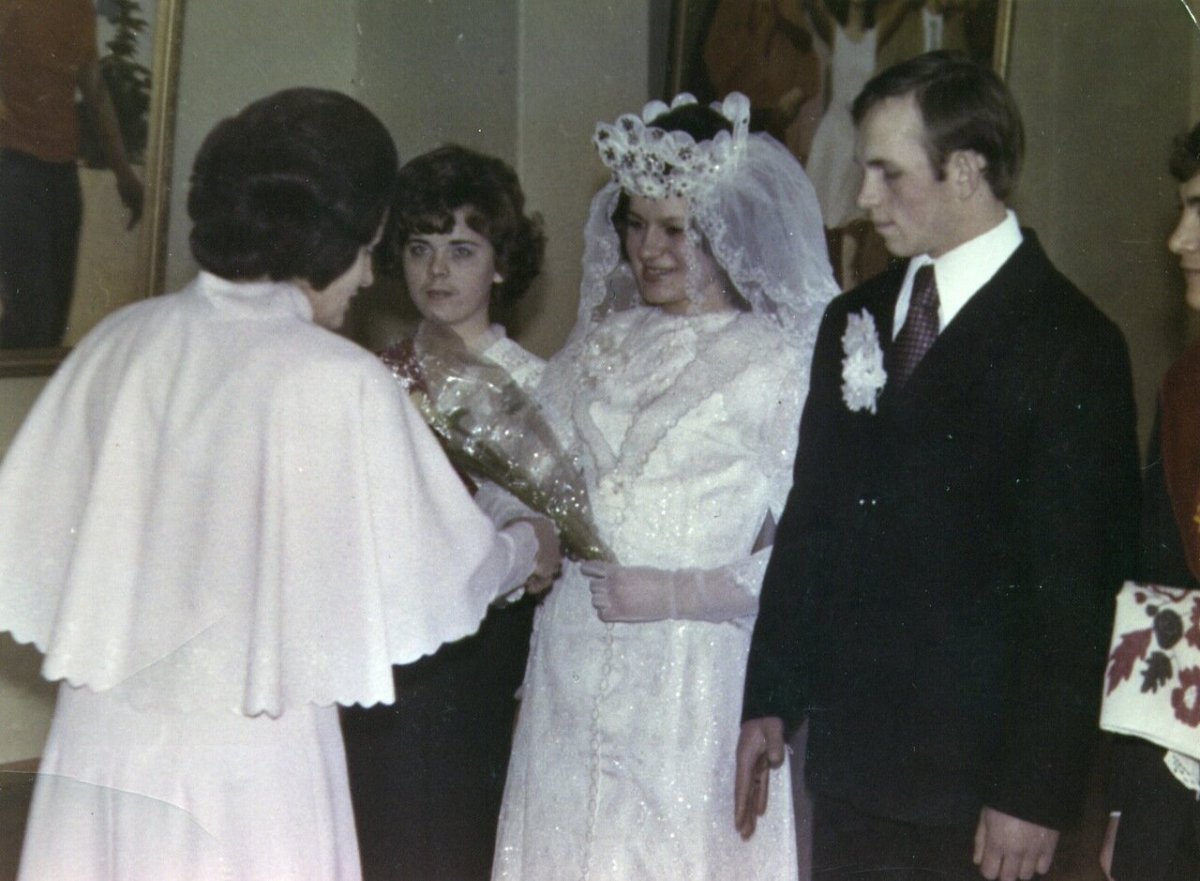 Свадьба в шестидесятых годах