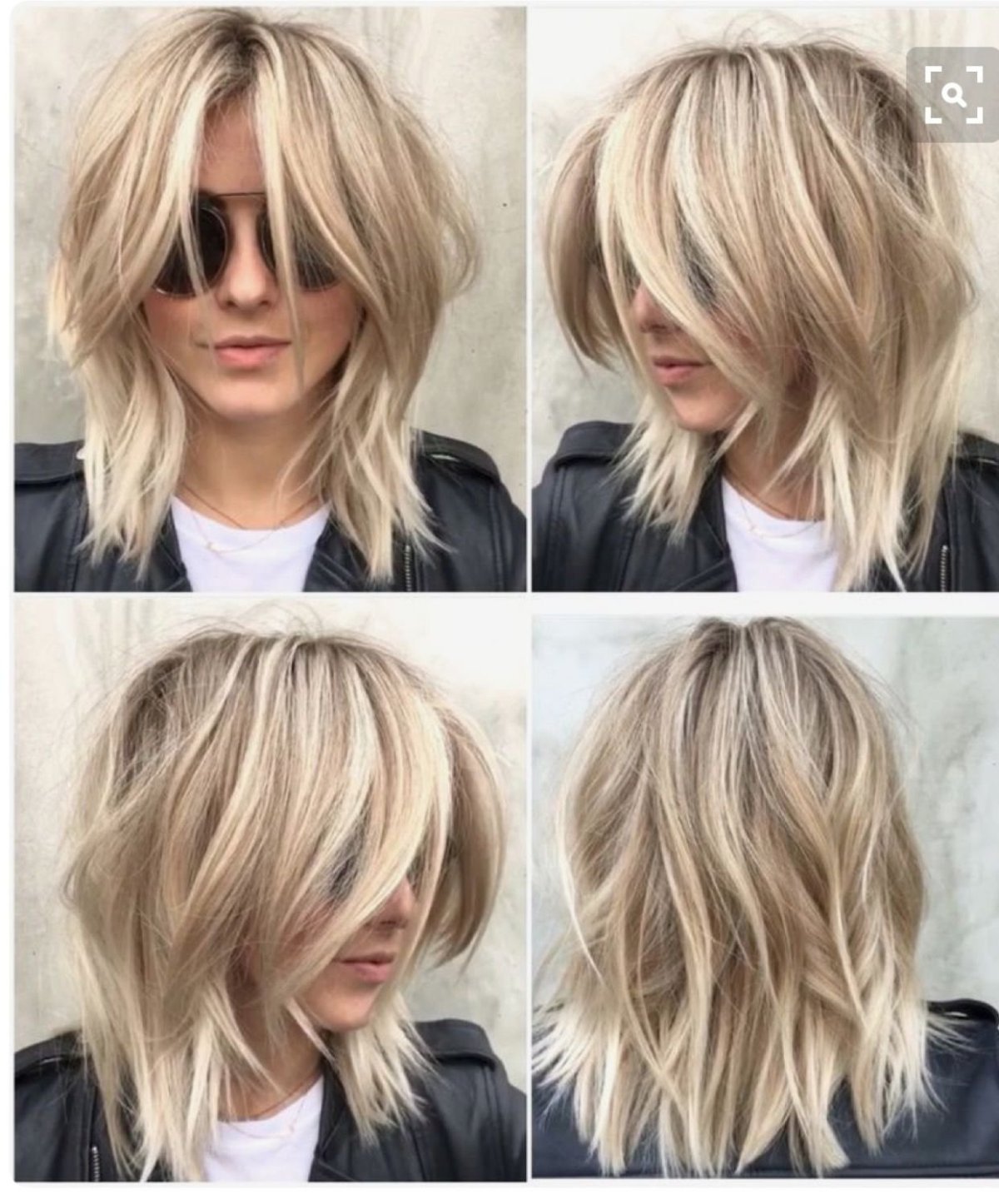 Градуированный Боб для прямоугольного лица