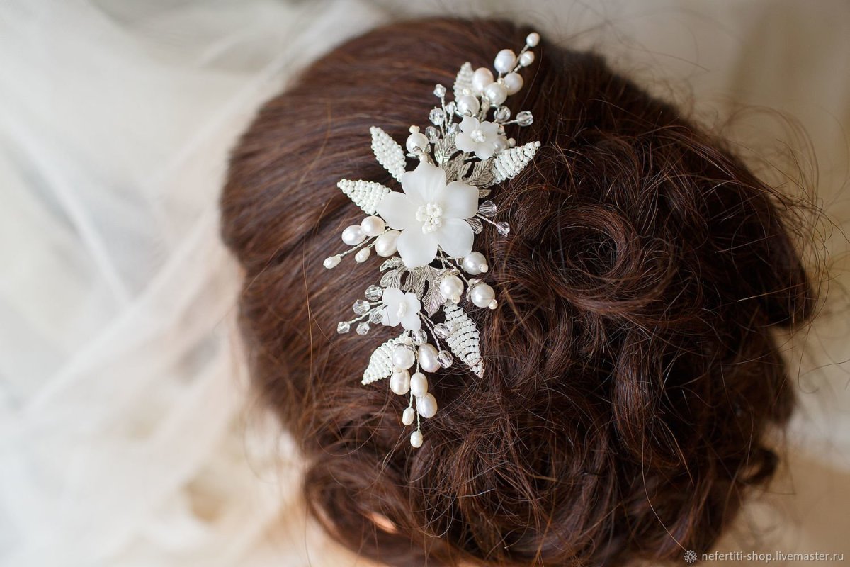 Свадебные украшения для прически невесты