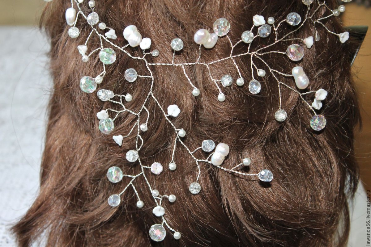 Украшение для волос веточка