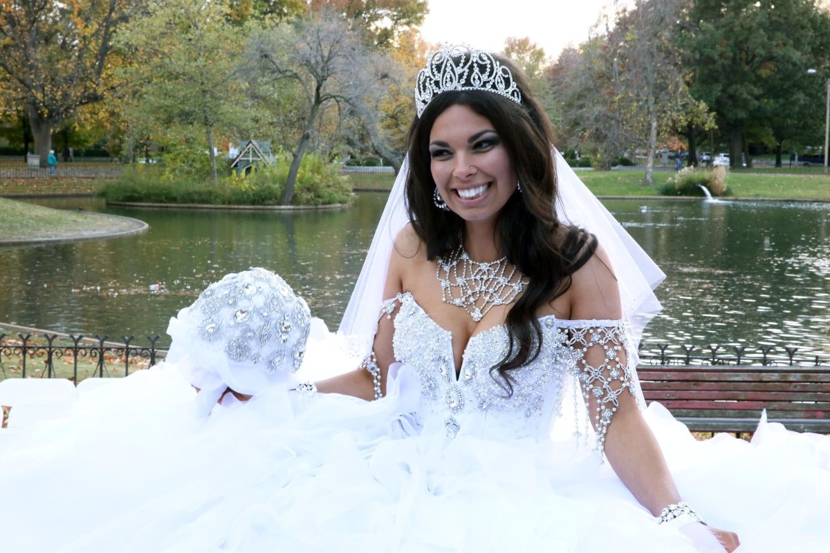 Свадебные платья цыганских невест