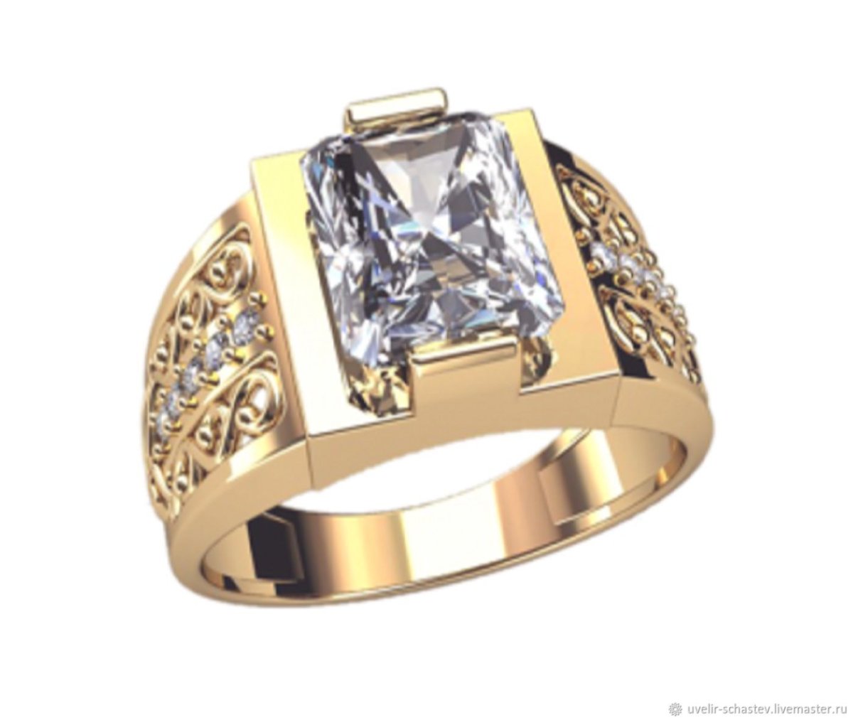 Обручальные кольца квадратной формы