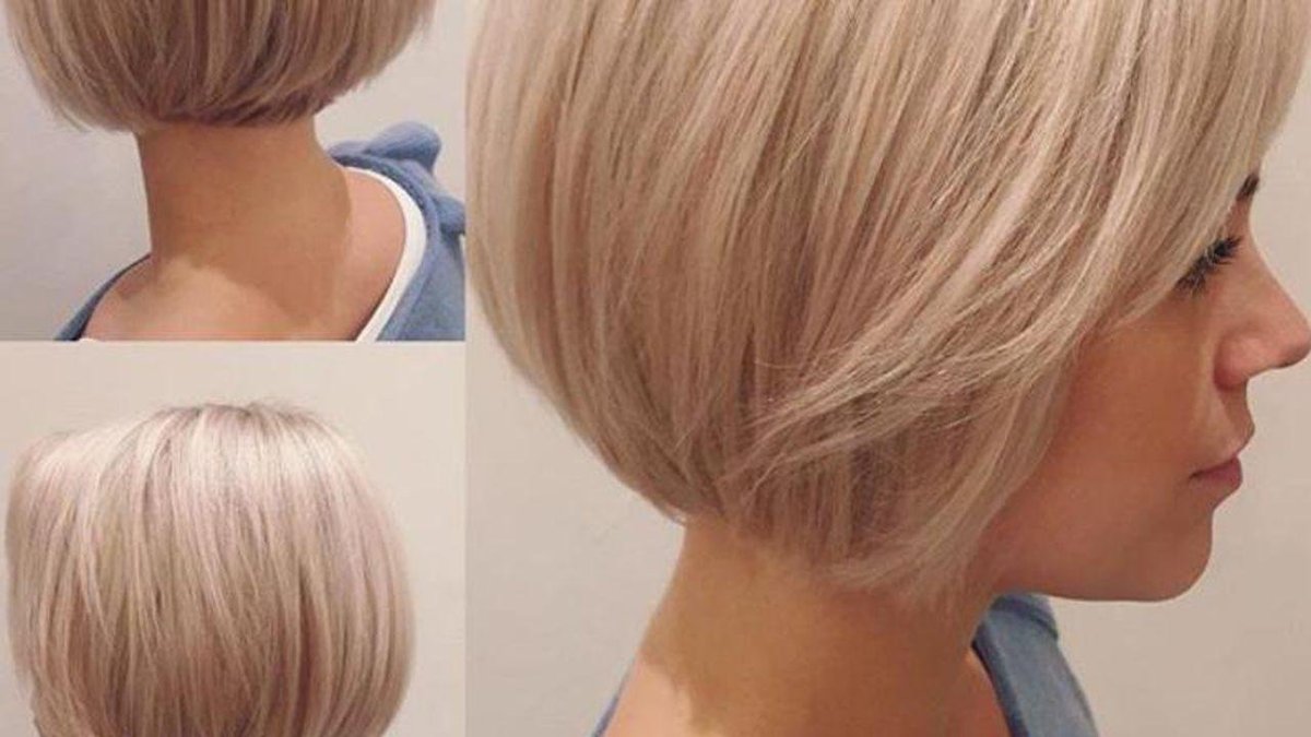 Модное окрашивание Боб градуированный