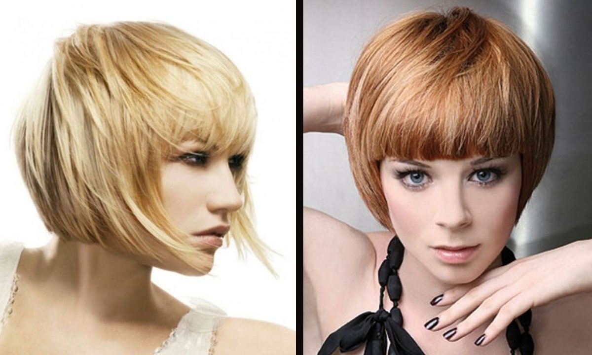 Стрижка полубоб каре