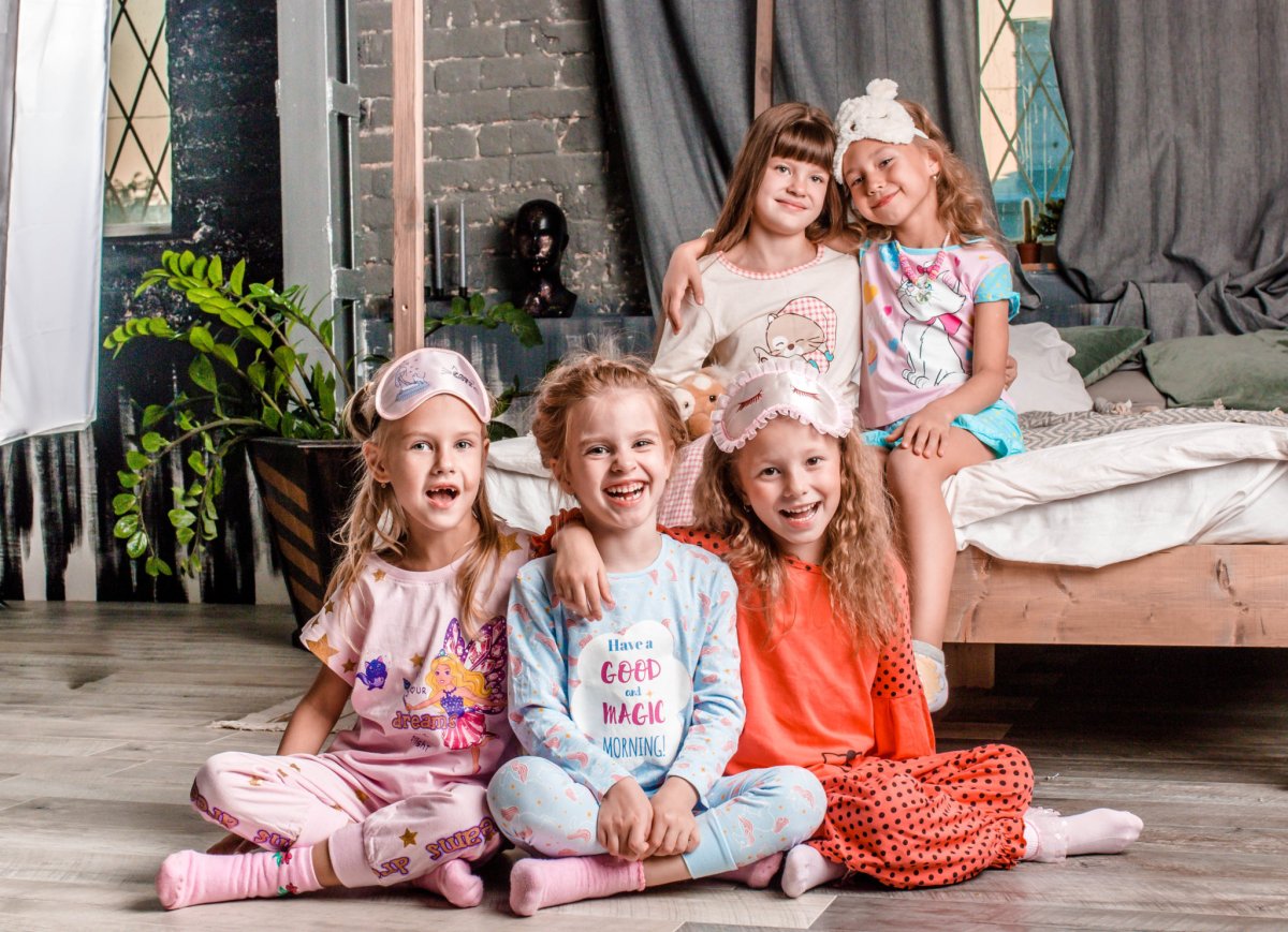 Прическа на пижамную вечеринку