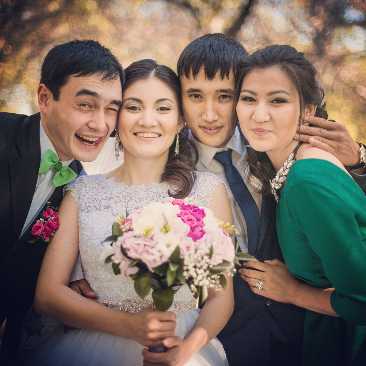 Новобрачные казахи