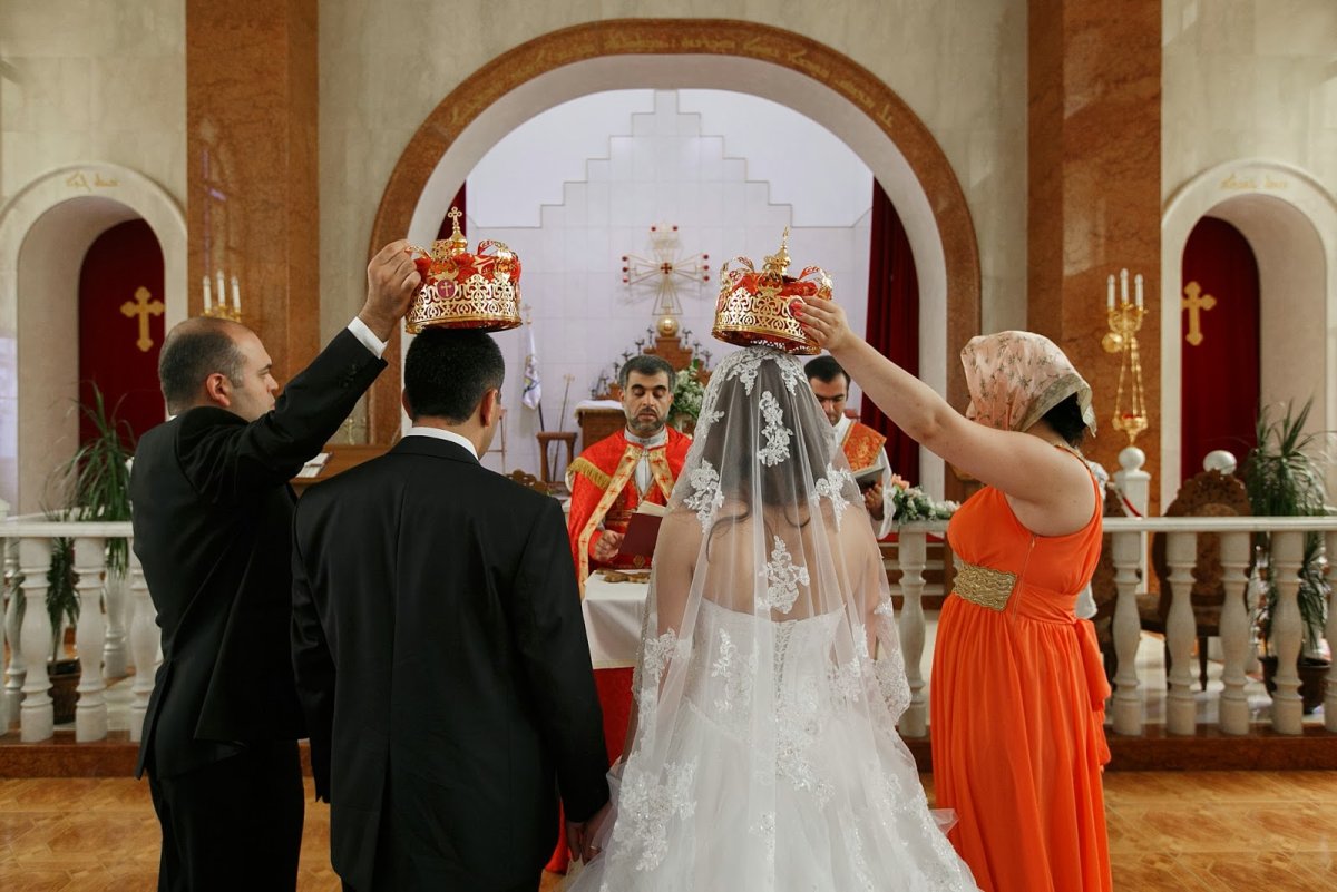 Армянская свадьба в церкви