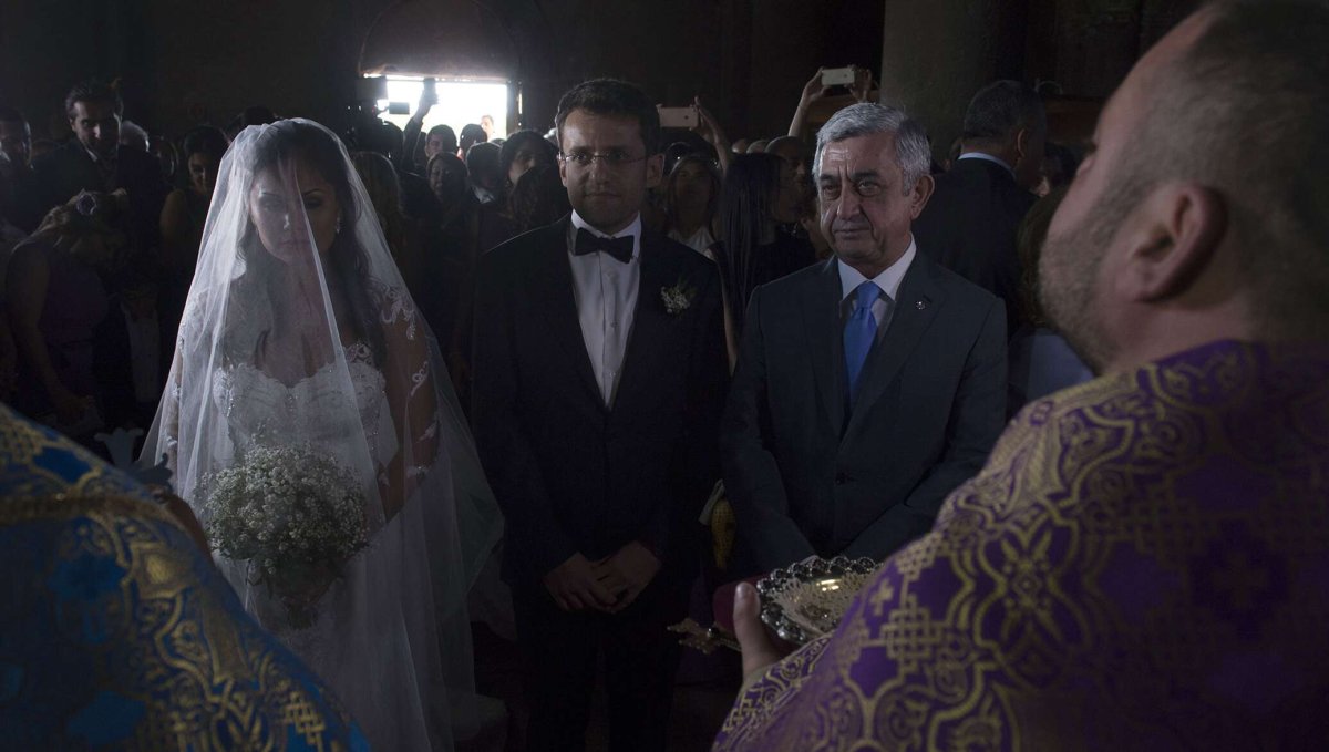 Венчание в церкви у армян