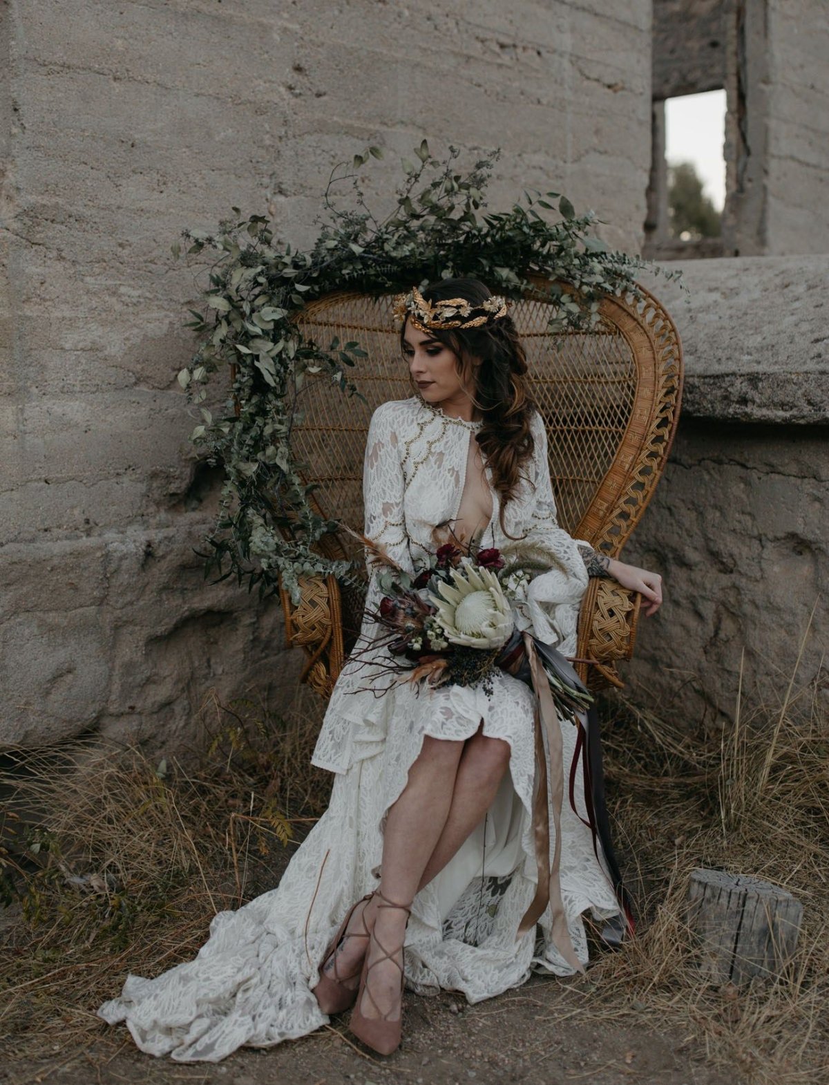 Невеста в стиле бохо