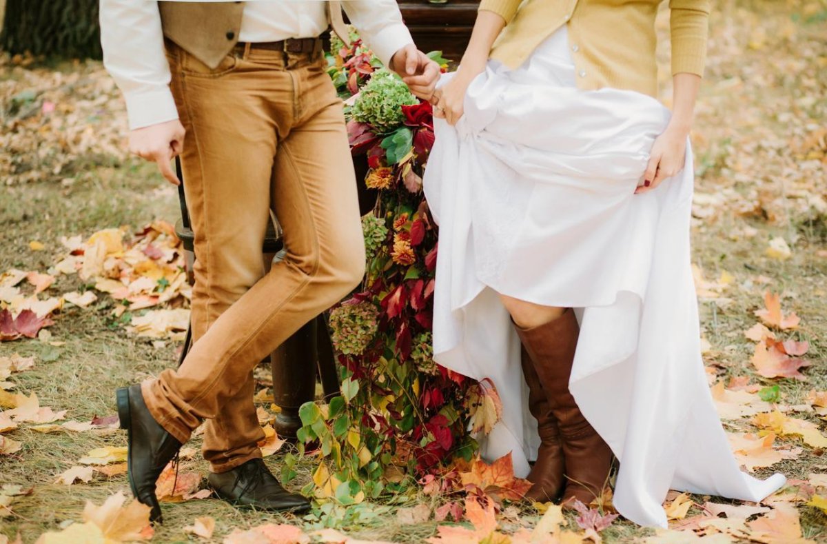 Свадебный наряд для невесты обувь