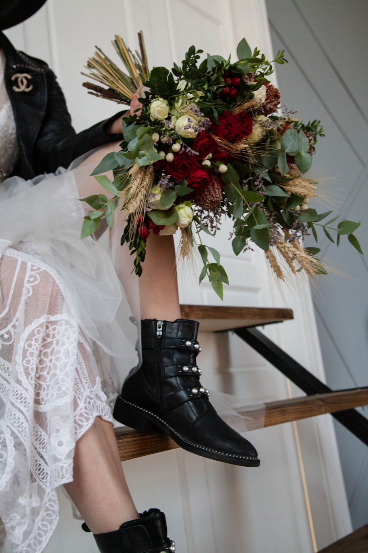 Платье невесты в деревенском стиле