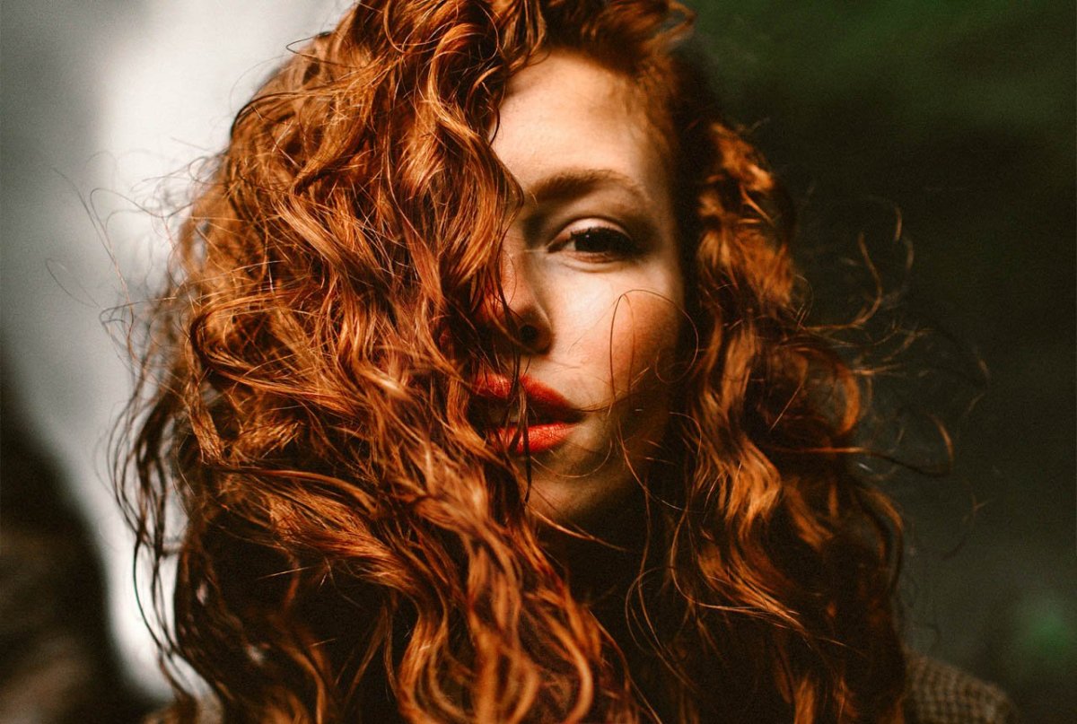 Ева Грин рыжие кудри
