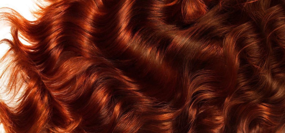 Красивые Здоровые рыжие волосы