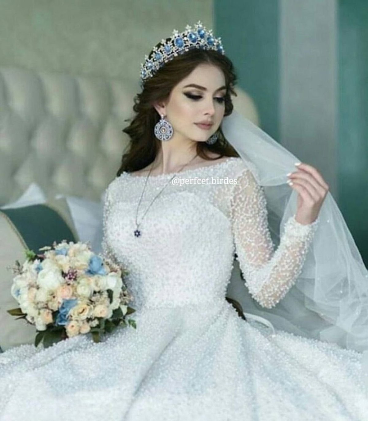 Келин либоси фата