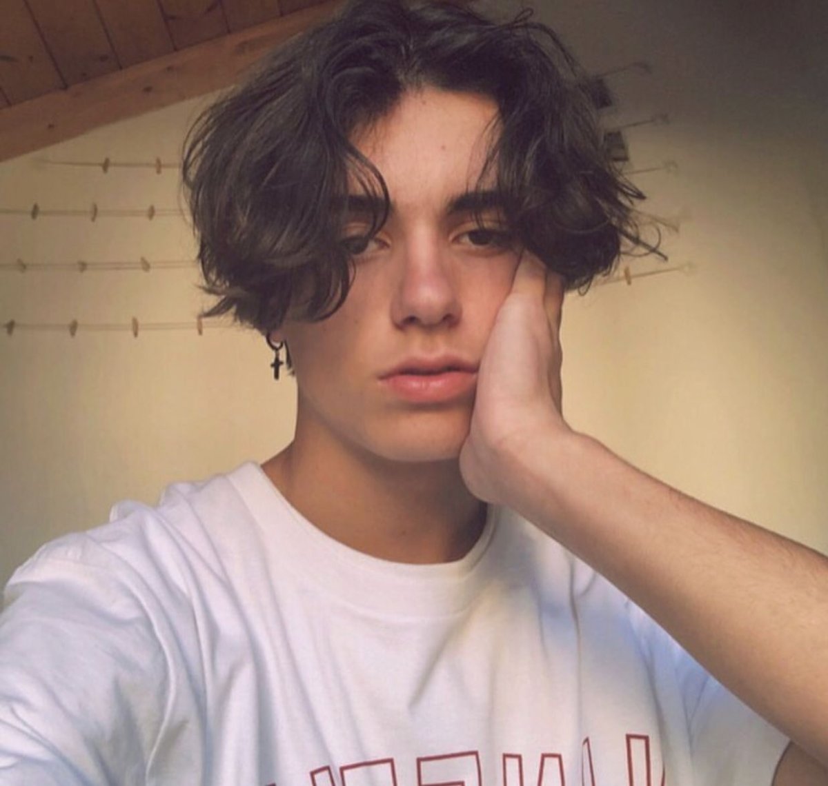 Мужские прически черные волосы