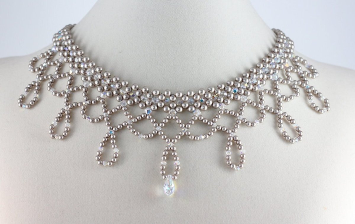 Индийские украшения из жемчуга и бисера