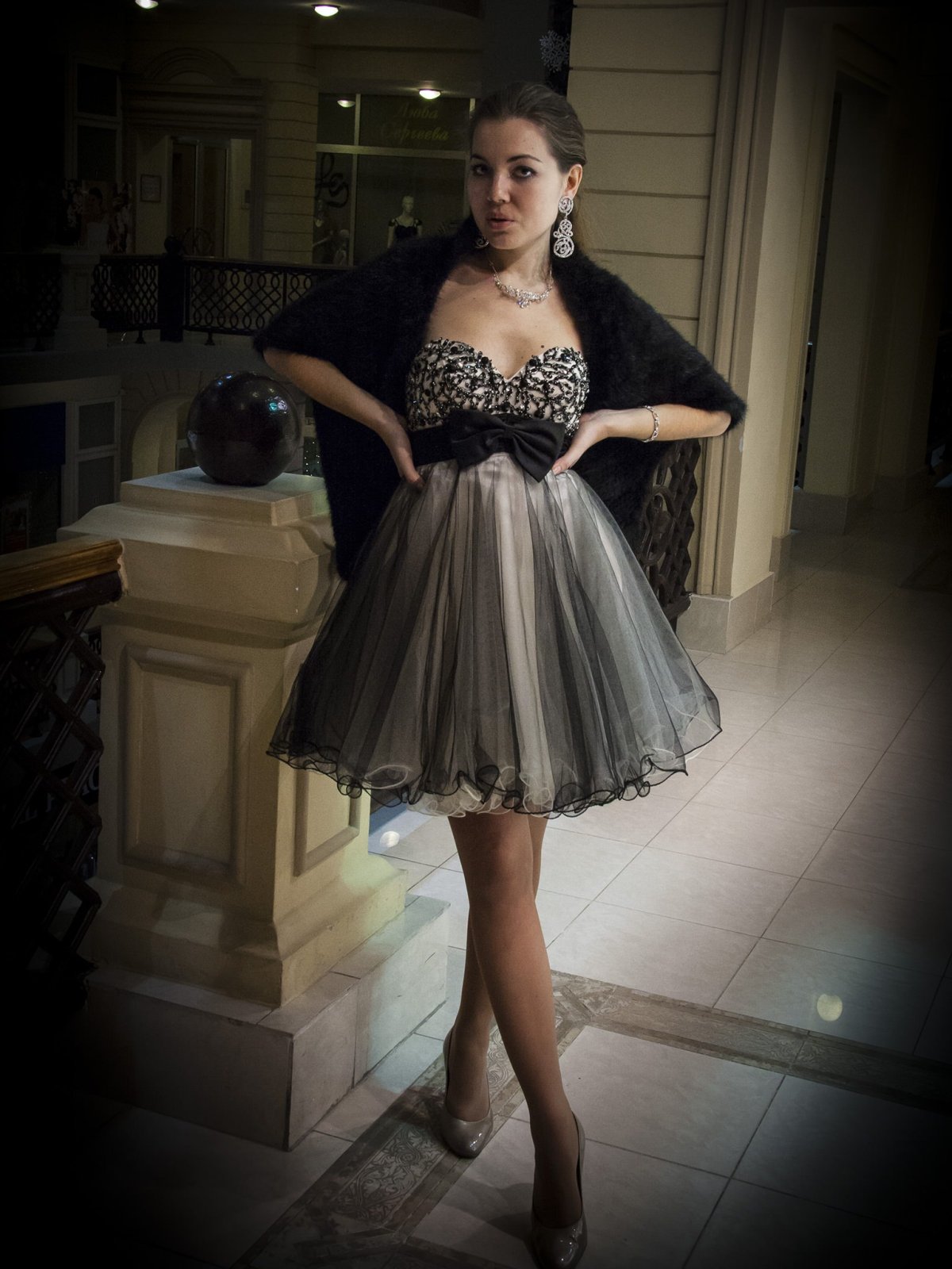 Вечерний образ с платьем