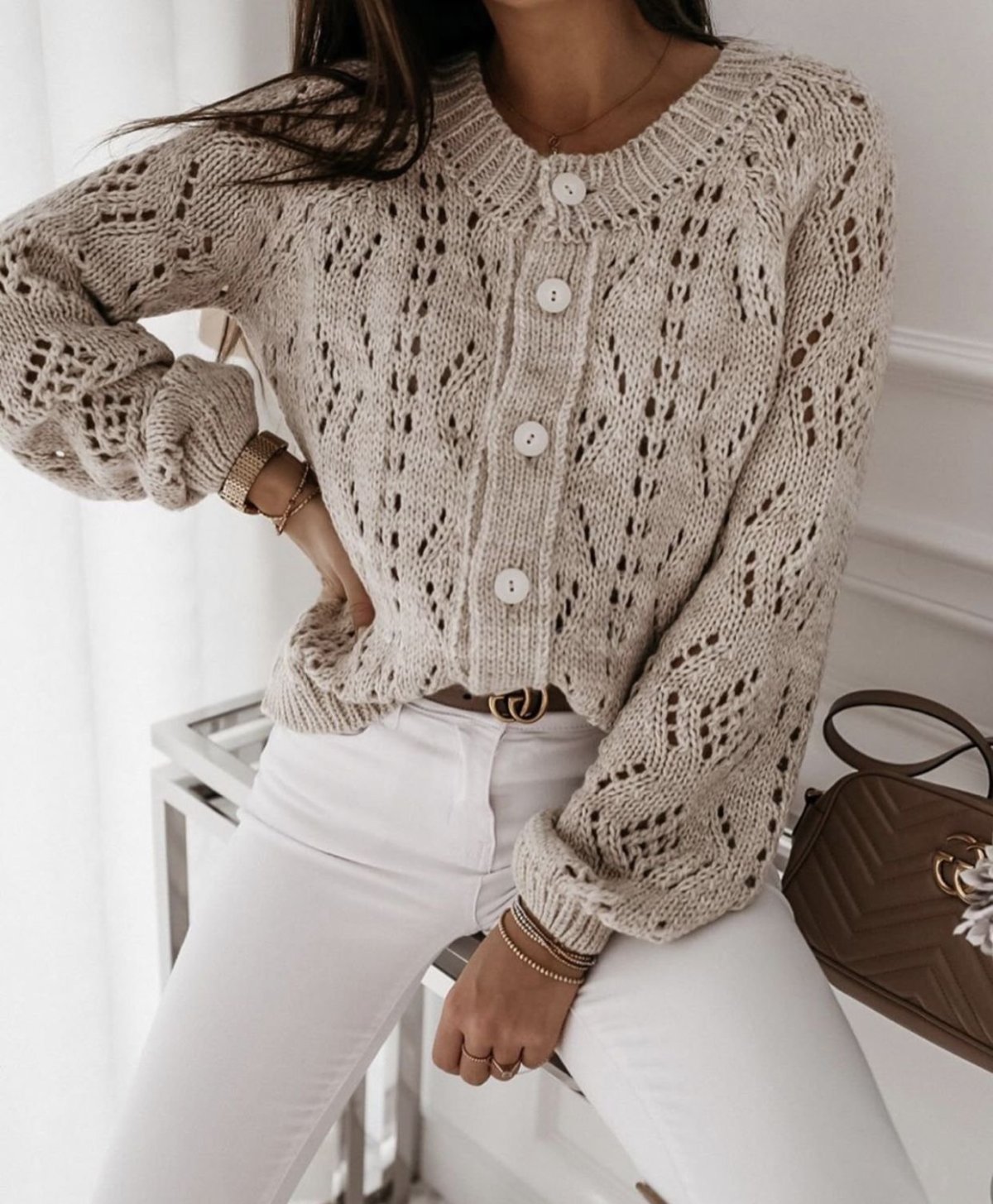 Вязаные кофты женские