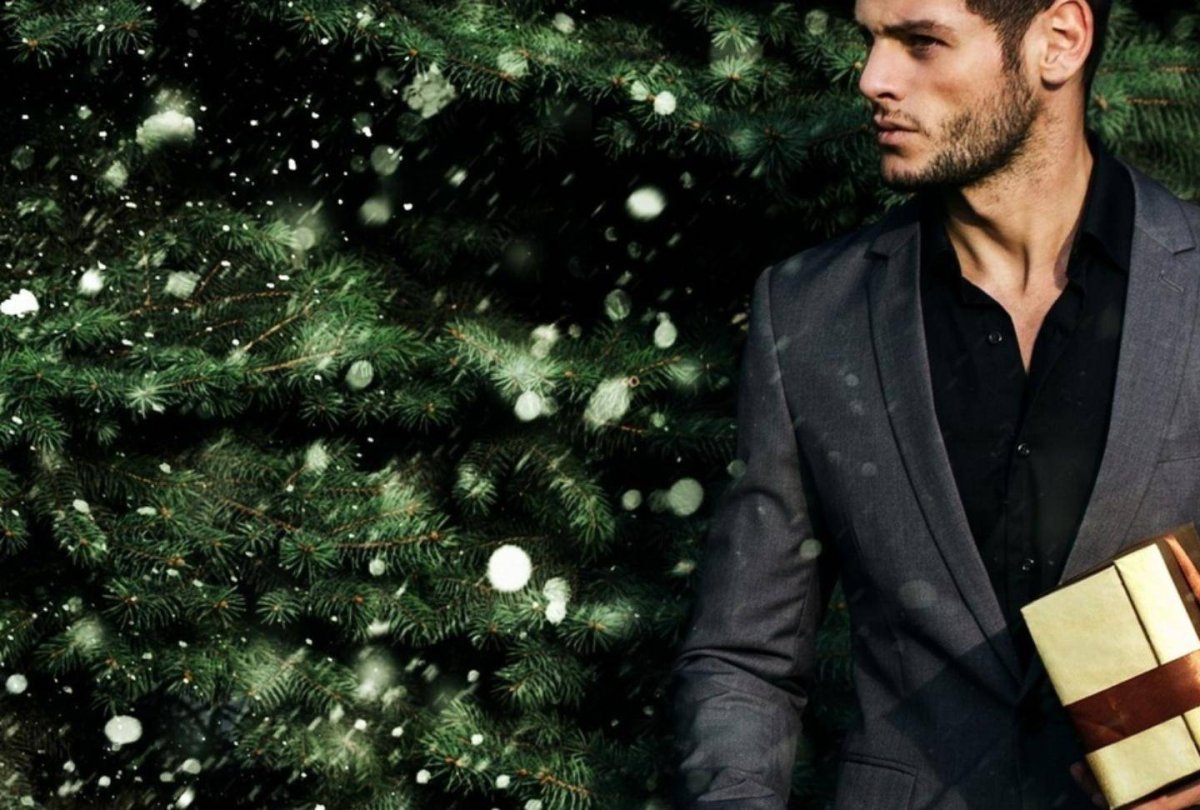 Стильный мужчина новый год