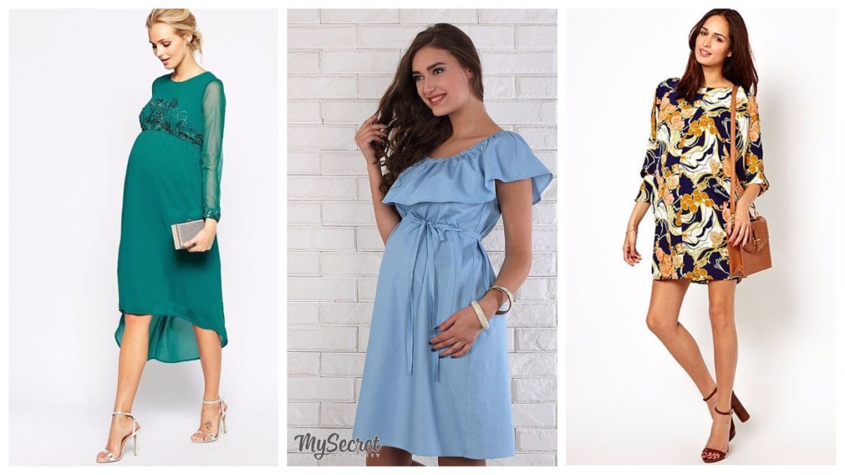 Платья для полных беременных женщин