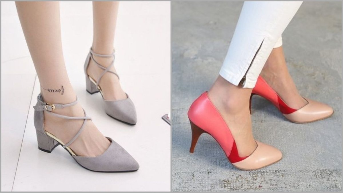 Модные туфли на небольшом каблуке 2020