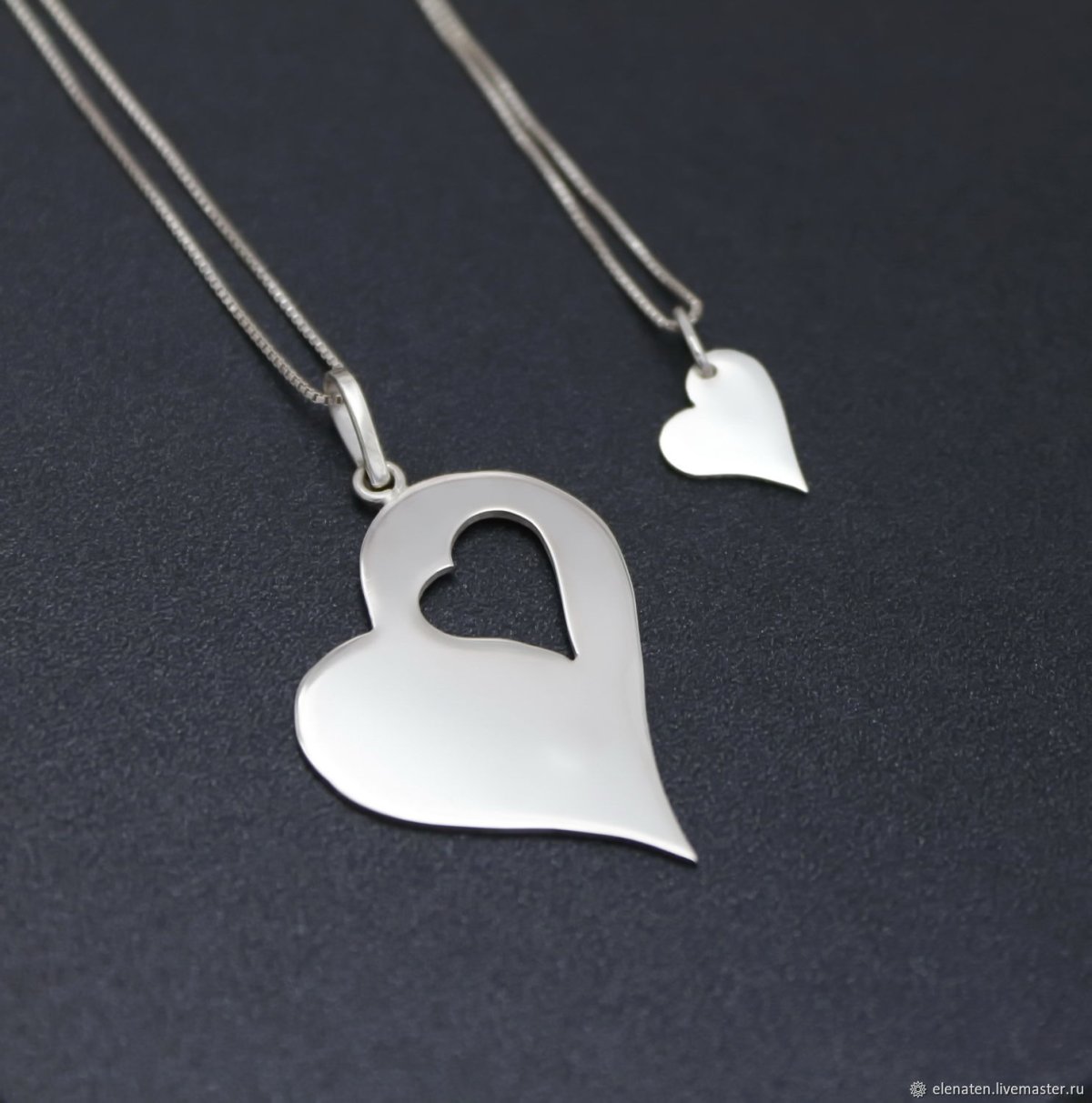 Парные кулоны мама и дочь