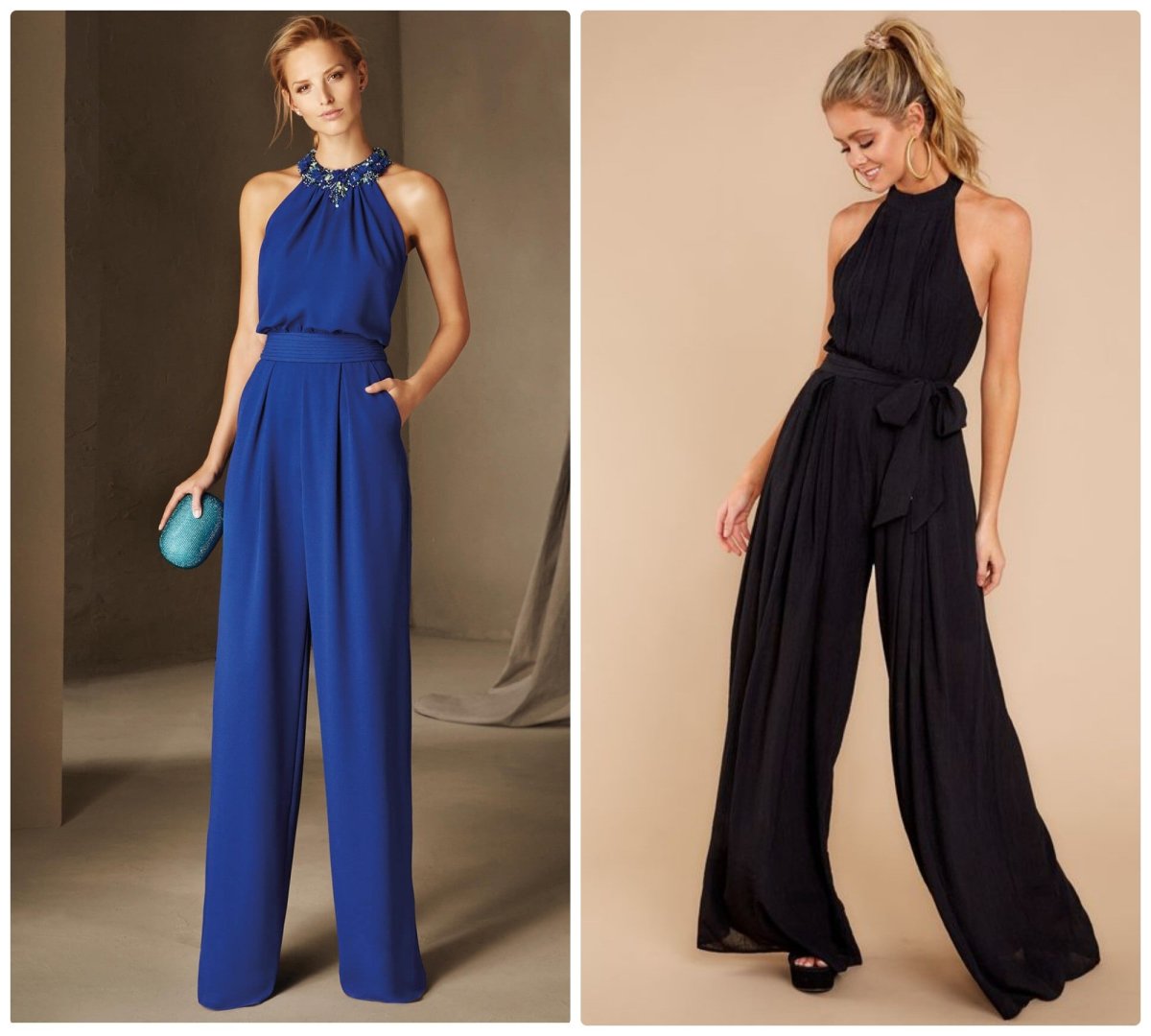 Девушка в черном комбинезоне