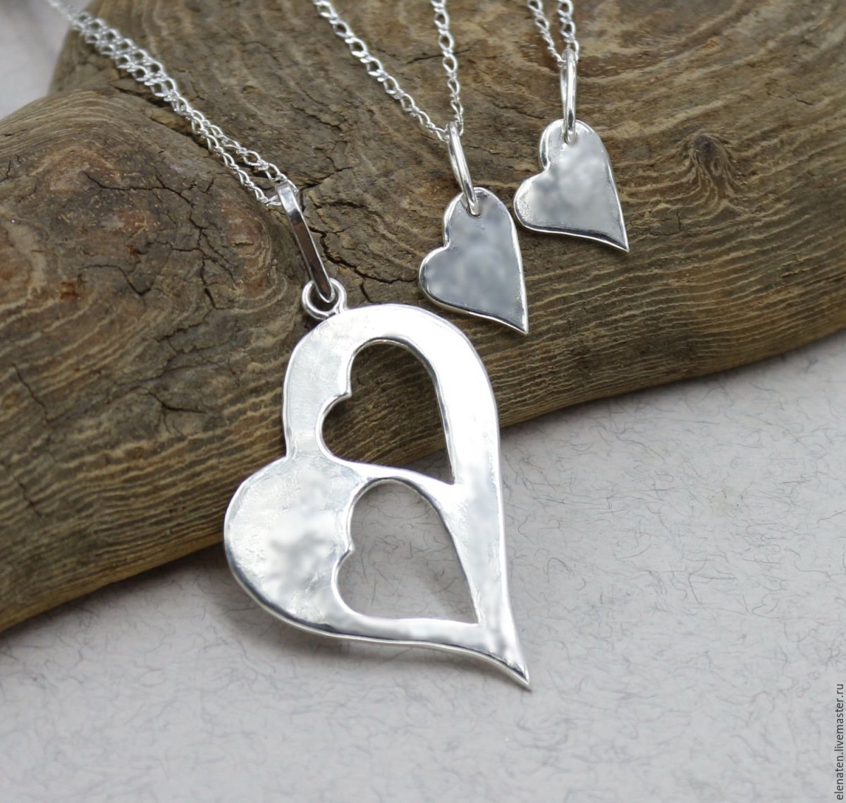 Парные кулоны для мамы и Дочки