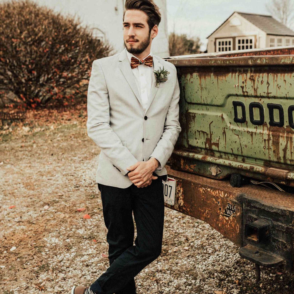 Мужской свадебный образ в стиле Casual