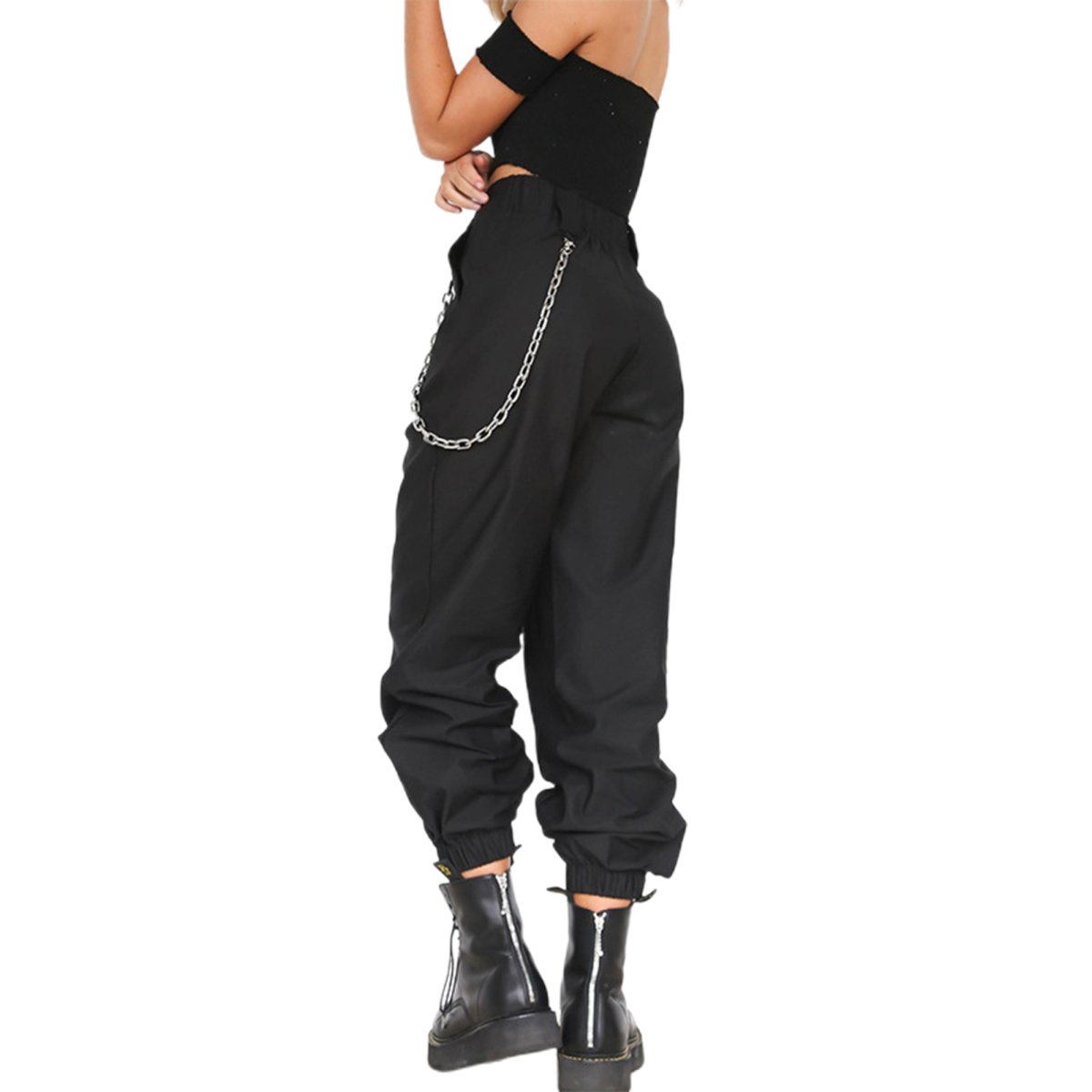 Карго Пантс женские черные