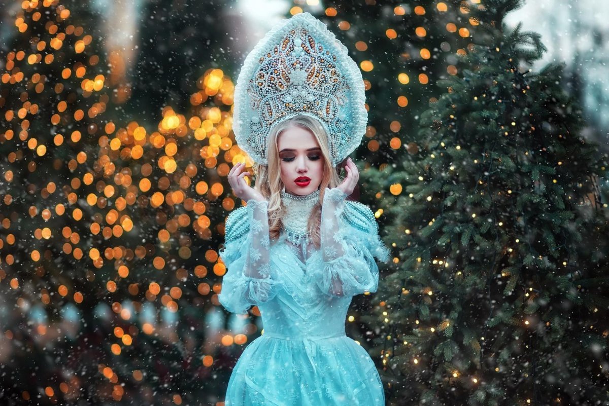 Кокошник "Снегурочка Лиза"