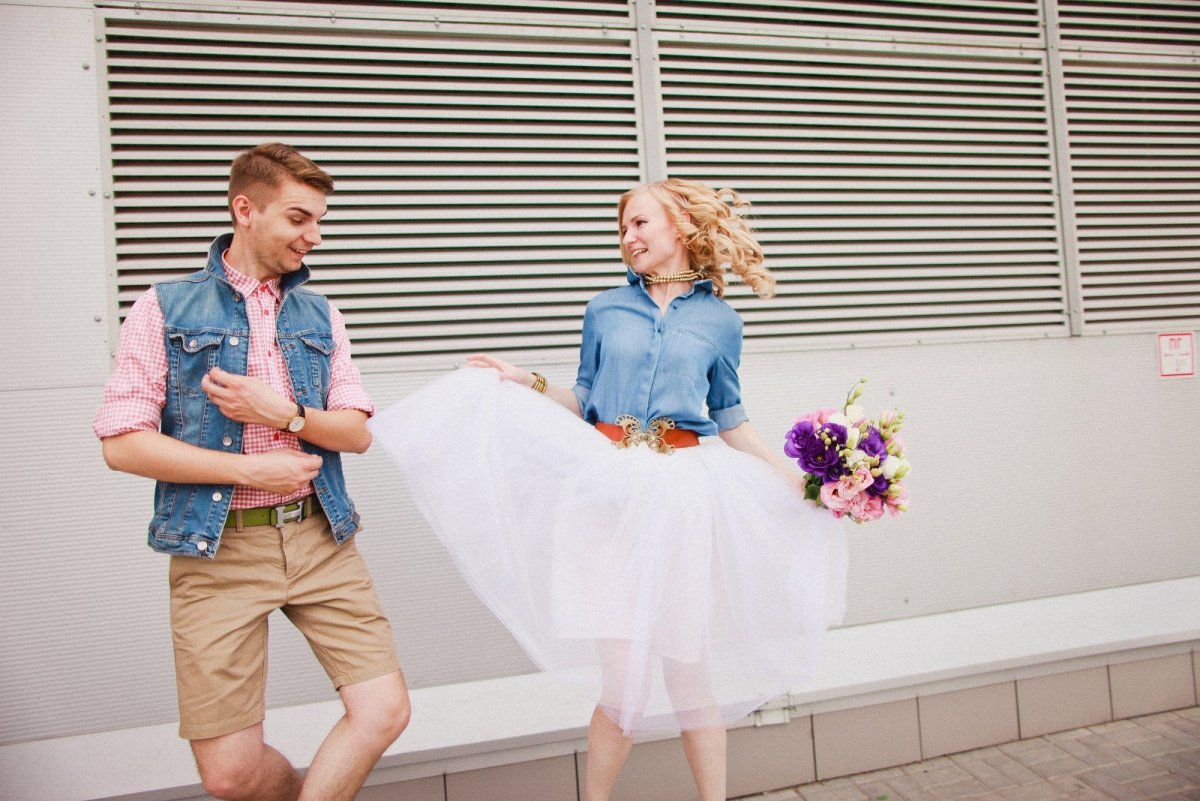 Необычная одежда на свадьбу