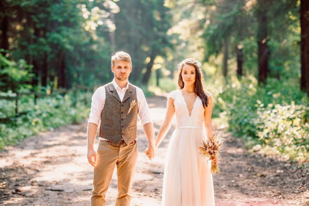 Скромная свадьба