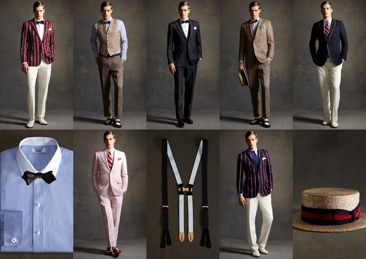 Великий Гэтсби одежда мужская