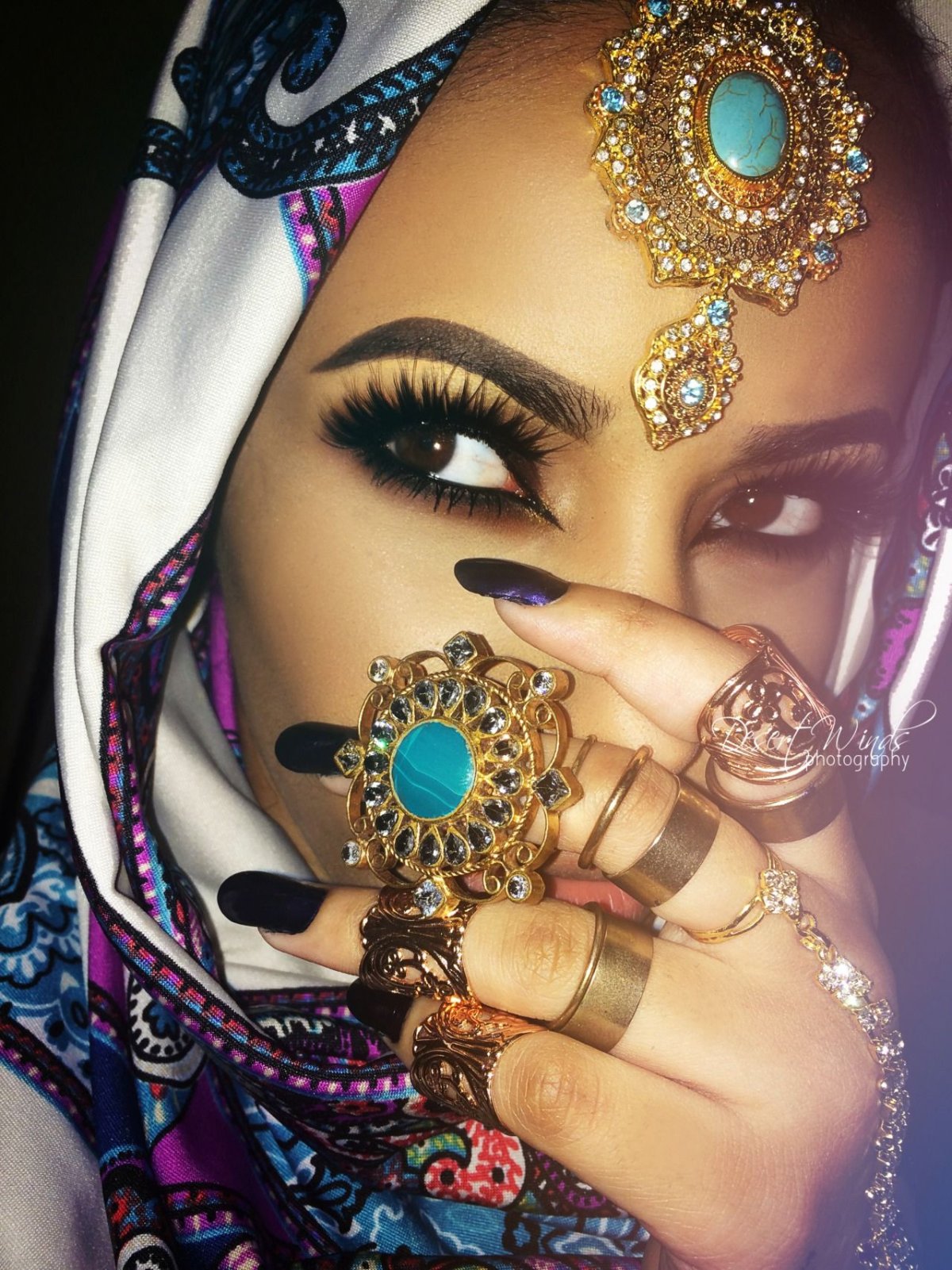 Макияж глаз в арабском стиле
