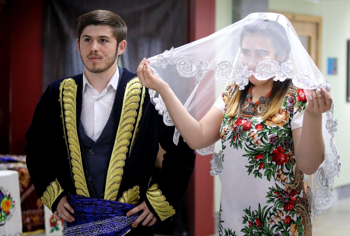 Таджикские Свадебные платья