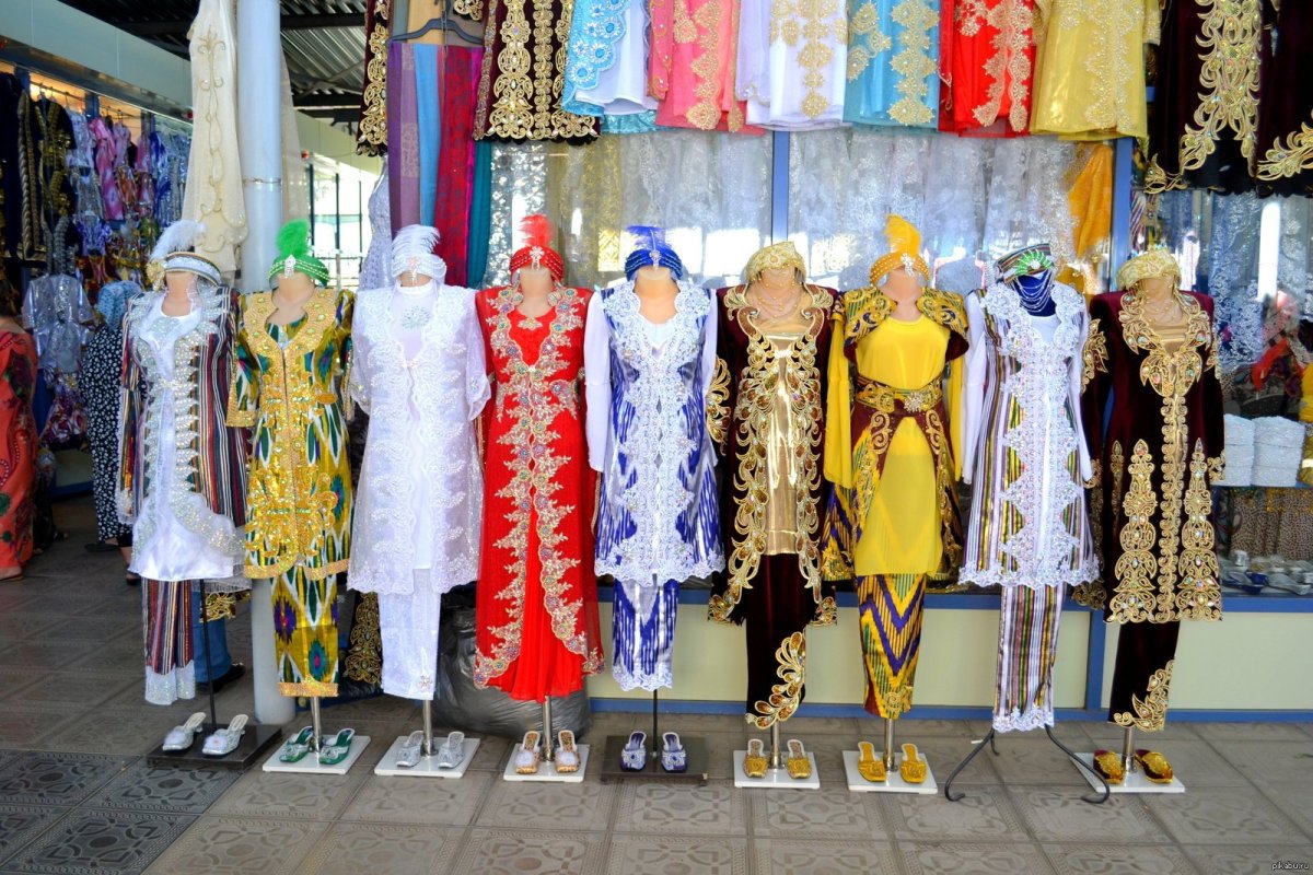 Узбекистан келин либослари