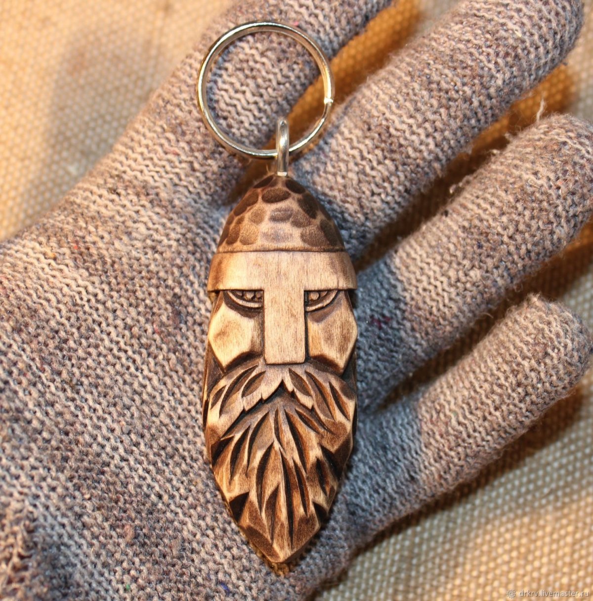 Деревянный Славянский оберег Перун