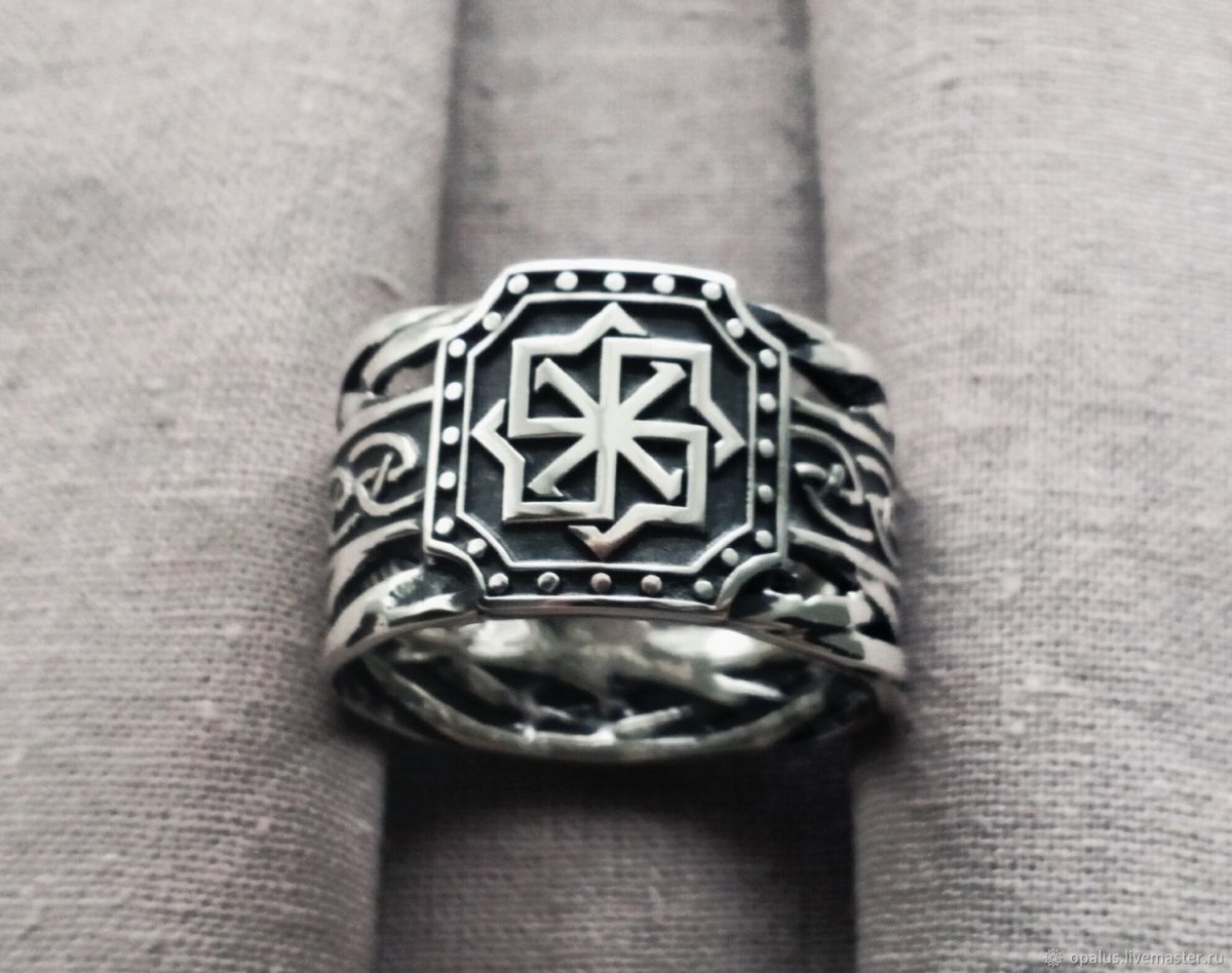 Молвинец печатка серебро