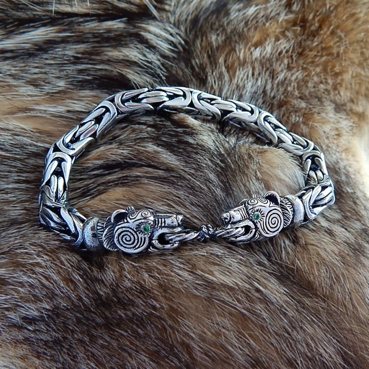 Браслет викинга серебро