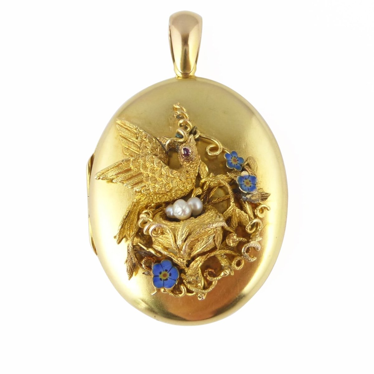 Кулон Локет медальон золото