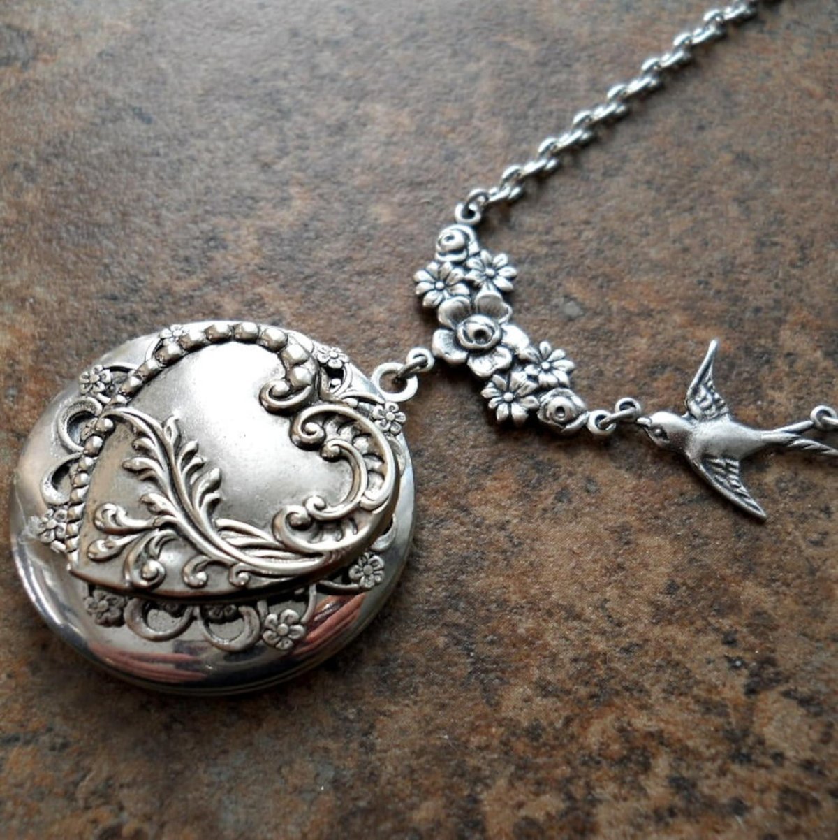 Кулон Локет медальон золото