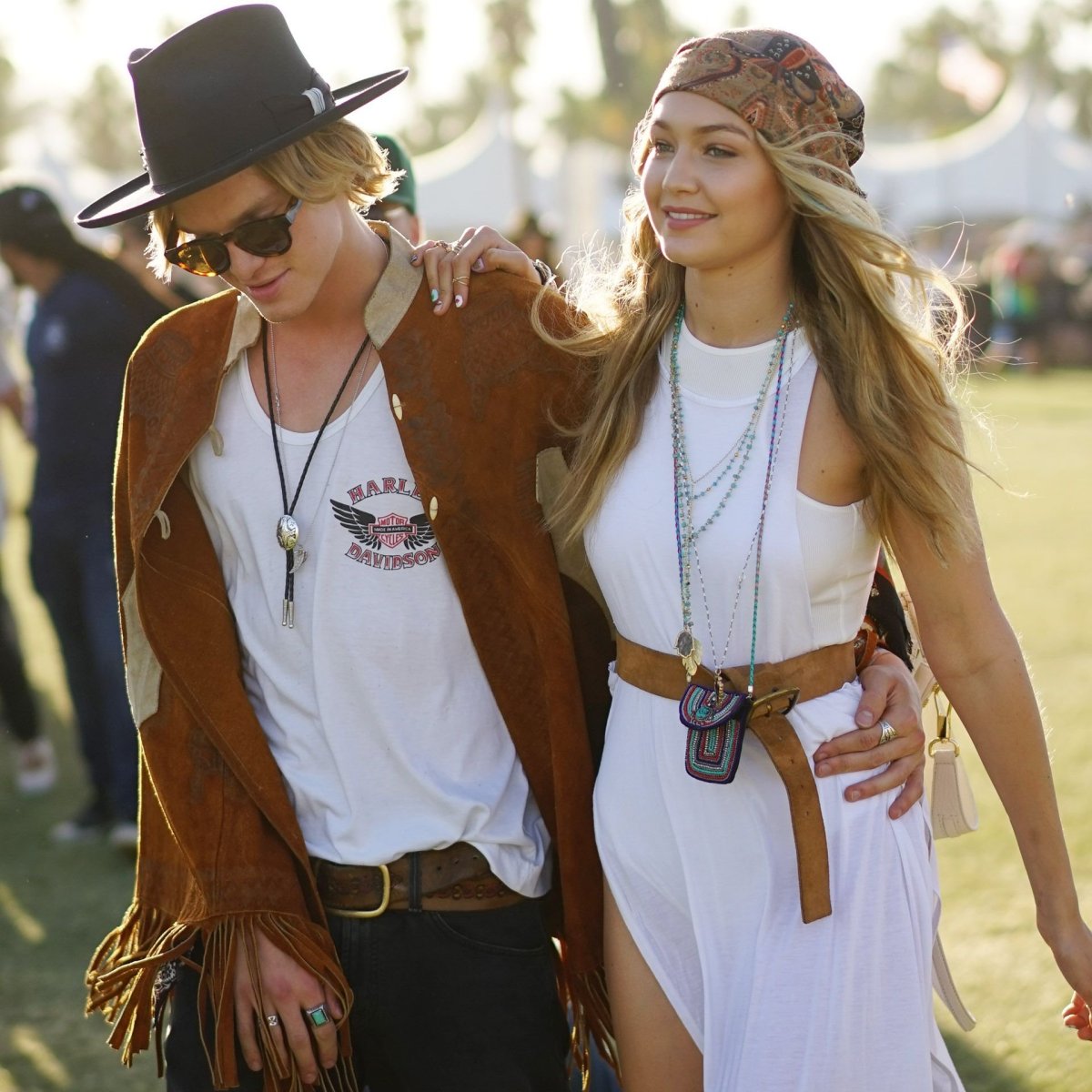 Образ хиппи девушки на вечеринку