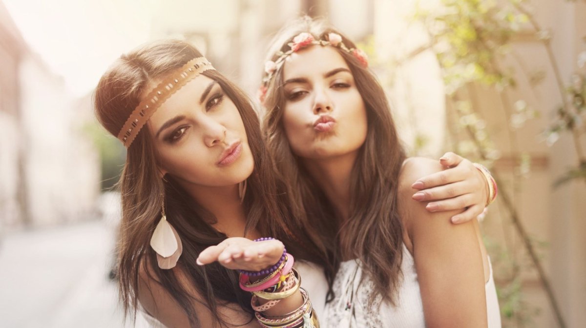 Хиппи девушки настоящие