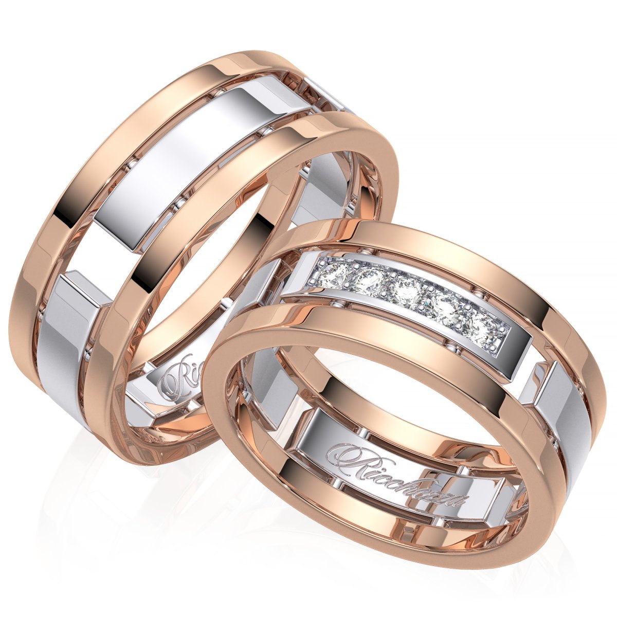 Оригинальные обручальные кольца