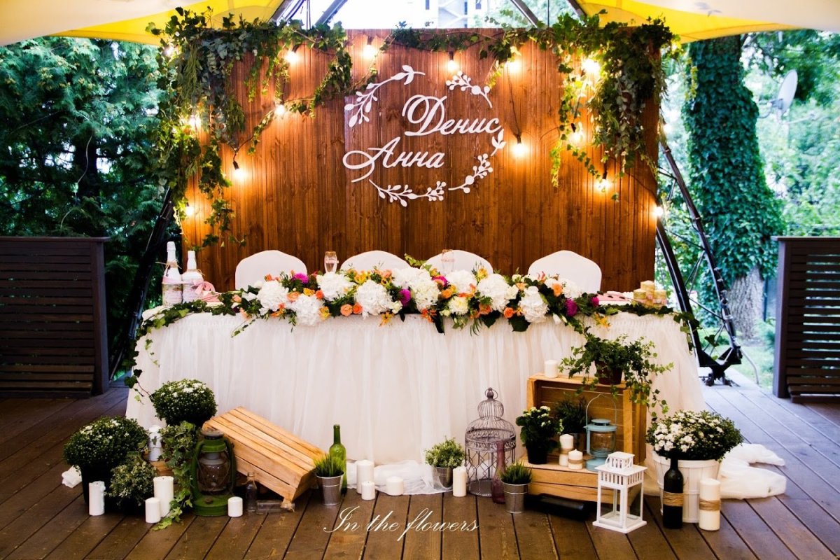 Композиции на фуршетные столики