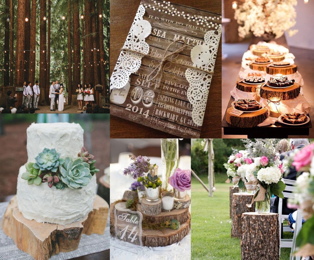 Свадьба в стиле рустик
